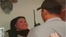 Detik-detik penangkapan Nursanti berlangsung tanpa perlawanan