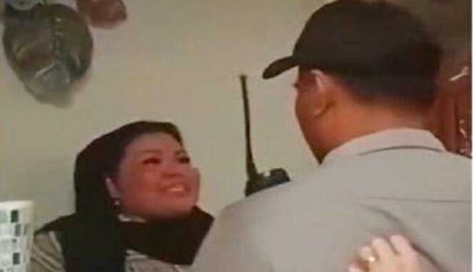 Detik-detik penangkapan Nursanti berlangsung tanpa perlawanan