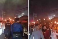 Foto Kolase : Warga Paropo Makassar Gelar Pawai Obor Sambut Idul Fitri dengan Sukacita