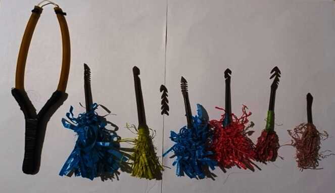 Busur panah yang sering digunakan oleh kelompok begal menyerang orang-orang tak bersalah (Foto Ilustrasi)