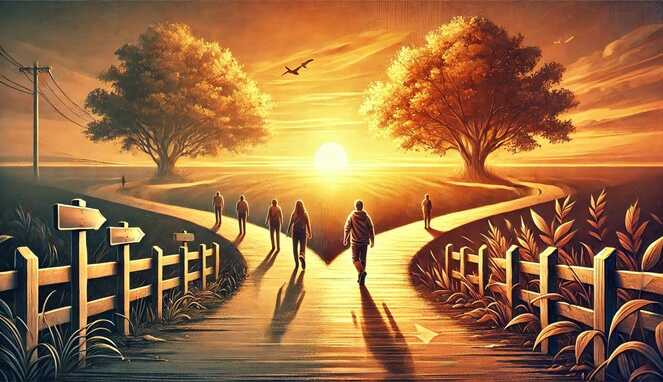 Foto ilustrasi : simbolis tentang pertemanan yang datang dan pergi