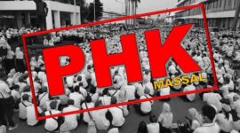 Pemilik PT Sritex duduk bersama ribuan karyawannya sebagai salam perpisahan terakhir (Foto : Facebook Sritex)