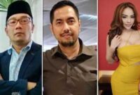 Foto Kolase : Ridwan Kamil, Pengacara Sunan Kalijaga, dan Lisa Mariana