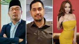 Foto Kolase : Ridwan Kamil, Pengacara Sunan Kalijaga, dan Lisa Mariana