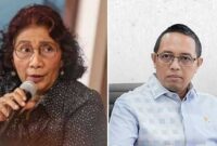 Foto Kolase : Susi Pudjiastuti dan Hasan Nasbi