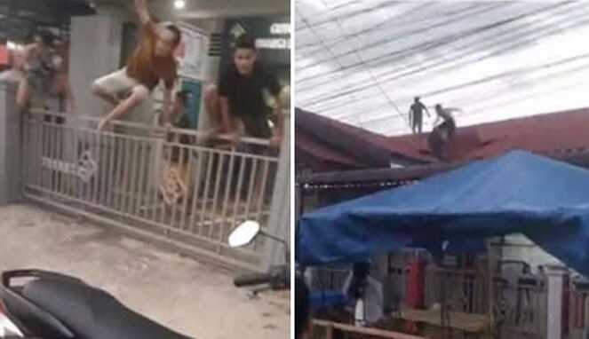 Foto Kolase : Narapidana Lapas Kutacane, Aceh Tenggara Kabur