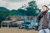 Foto Kolase : Tambang Ilegal di Maros dan Ketua GMPH Sulsel, Ryan Saputra