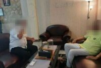 Foto Petinggi Ditjenpas Sulsel dan Tersangka Kasus Uang Palsu UIN Makassar Beredar di publik (Ist)