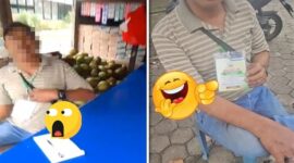 Foto Kolase: Seorang preman menunjukkan kartu identitasnya, yang setelah diperiksa ternyata bukan ID resmi, melainkan hanya kartu peserta Muscabclub DPC Organda Makassar.