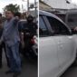 Foto Kolase : Wali Kota Makassar Appi semprot pengendara nakal di Jalan Dr. Leimena 
