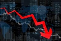 Foto ilustrasi grafik pelemahan ekonomi (ist)