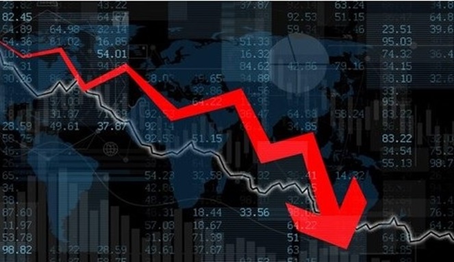Foto ilustrasi grafik pelemahan ekonomi (ist)