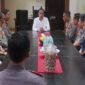 Kunjungan Serdik Sespimmen Polri ke kediaman Jokowi (Ist)