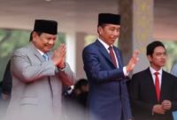 Presiden Prabowo, Jokowi dan Gibran (Ist)