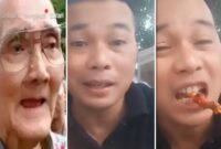 Foto kolase - Jenderal TNI (Purn) Try Sutrisno dihina Pria muda dengan sebutan Pak Tile dan mengancam mencopot giginya 