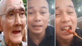 Foto kolase - Jenderal TNI (Purn) Try Sutrisno dihina Pria muda dengan sebutan Pak Tile dan mengancam mencopot giginya 