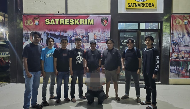 Dua pemuda asal Makassar dan Gowa yang mengaku sebagai polisi ditangkap (Foto Humas Polres Gowa)