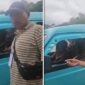 Tangkapan layar video – preman jalanan saat meminta upeti ke sopir Pete-pete di Makassar