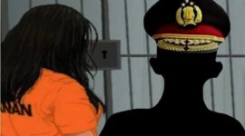 Foto ilustrasi – Aiptu LC gauli tahanan wanita di ruang tahanan