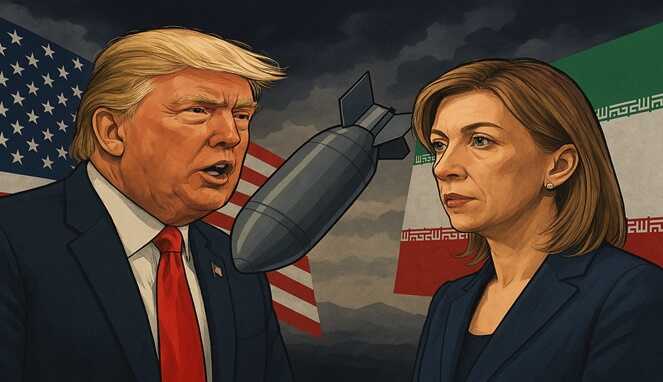 Foto Ilustrasi – Presiden Amerika Serikat Donald Trump dan Juru Bicara Kementerian Luar Negeri Rusia Maria Zakharova