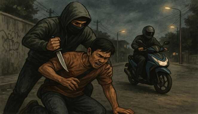 Foto ilustrasi – pemotor di Makassar dibegal