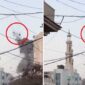 Foto Kolase : Tubuh Warga Palestina Berterbangan saat Dibom Israel