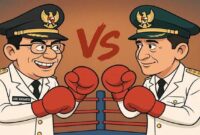 Foto ilustrasi – Bupati Vs Wakil Bupati