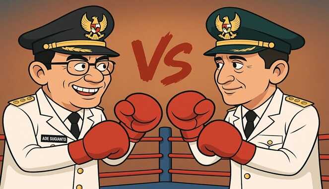 Foto ilustrasi – Bupati Vs Wakil Bupati