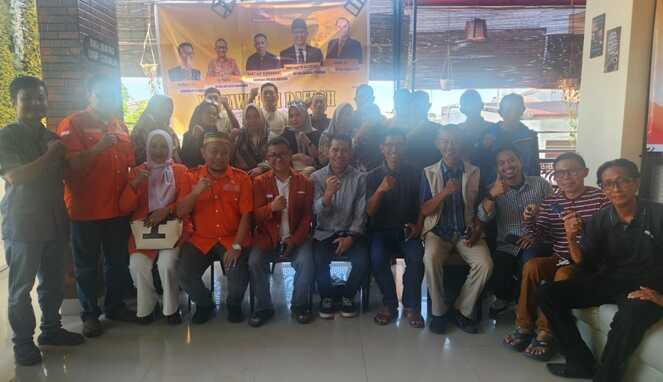 Anggota pengurus dan Ketua terpilih Organisasi Gerakan Rakyat Makassar (Ist)