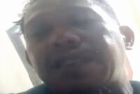 Tangkapan layar - MR saat video call dengan keluarganya sebelum meninggal dunia (Ist)