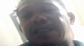 Tangkapan layar - MR saat video call dengan keluarganya sebelum meninggal dunia (Ist)