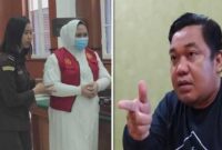 Foto Kolase : Terdakwa skincare bermerkuri Mira Hayati dan Direktur Laksus, Ansar