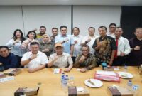 Para inisiator dan pengurus Garuda Asta Cita Nusantara berfoto bersama usai FGD pembentukan tim pendampingan Koperasi Merah Putih