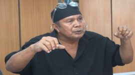 Octavianus Masheka atau dikenal dengan panggilan Bung Octa, Ketua Taman Inspirasi Sastra Indonesia atau TISI (Foto : Lasman Simanjuntak)