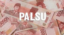 Foto ilustrasi uang palsu 