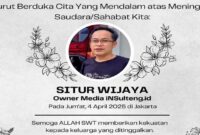 Wartawan dan pendiri media online Insulteng.id, Situr Wijaya (Ist)