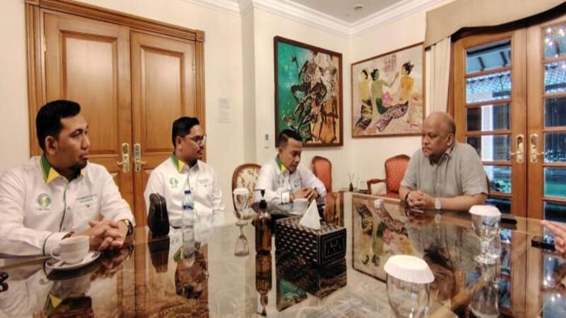 Pengurus MPW ISMI Provinsi Aceh saat melakukan pertemuan strategis dengan MPP ISMI di Wisma Habibie dan Ainun, Jakarta Selatan