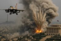 Foto ilustrasi - Jet Tempur Israel Gempur Area Dekat Istana Presiden Suriah