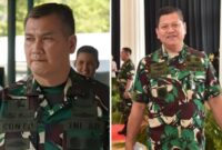 Foto kolase : Letjen Kunto Arief Wibowo anak dari Try Sutrisno (kiri) dan Laksda Hersan eks ajudan Jokowi (kanan)