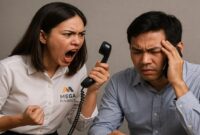 Foto ilustrasi – Oknum staf Mega Finance Makassar bentak konsumen lewat telepon
