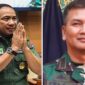 Foto kolase : Panglima TNI Jenderal Agus Subiyanto dan Letjen Kunto Arief Wibowo putra dari Try Sutrisno