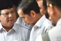 Prabowo Subianto saat bertemu dengan Jokowi (Ist)