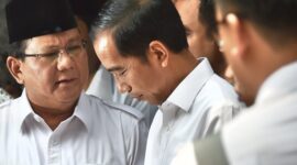 Prabowo Subianto saat bertemu dengan Jokowi (Ist)