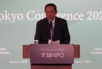 Presiden Ke-6 RI Susilo Bambang Yudhoyono (SBY) saat berbicara dalam forum Tokyo Conference 2025 (Foto Instagram)