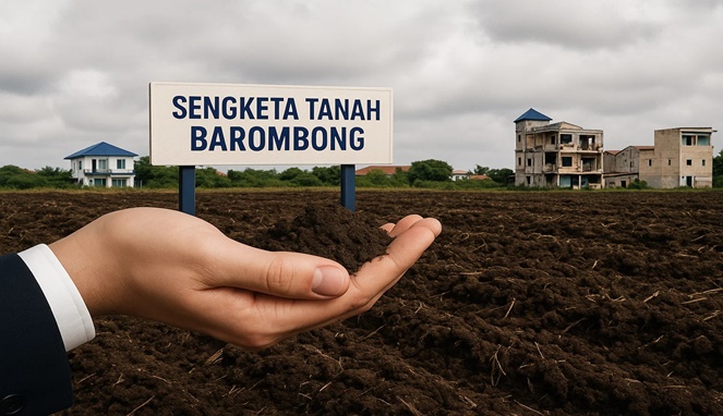 Foto ilustrasi – Sengketa tanah Barombong