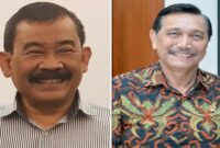 Foto Kolase - Mantan Danjen Kopassus Soenarko dan Luhut Binsar Pandjaitan