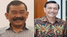 Foto Kolase - Mantan Danjen Kopassus Soenarko dan Luhut Binsar Pandjaitan