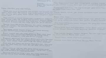 Surat terbuka dari seorang guru SDN di Makassar yang viral 
