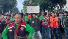 Foto Ilustrasi - Aksi Ojol di Jakarta (X/Jakartakeras)