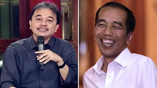Foto kolase : Roy Suryo dan Jokowi